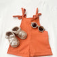 Linen Playsuit - Rust