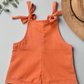 Linen Playsuit - Rust