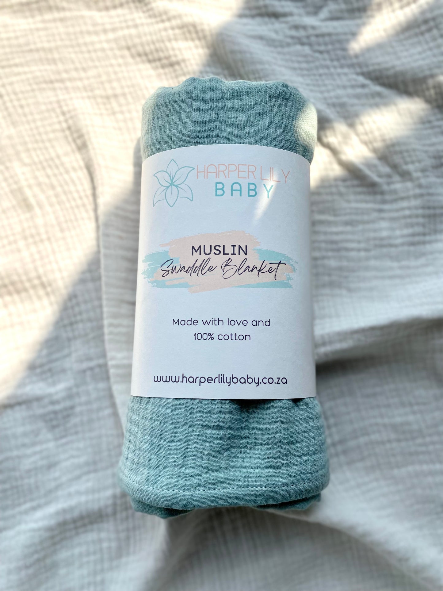 Muslin Swaddle - Sage