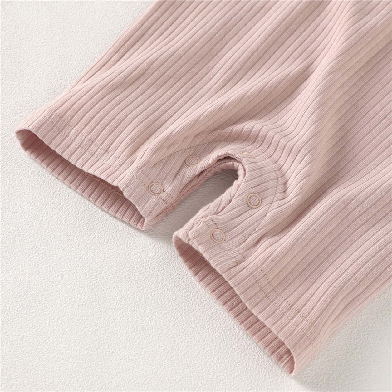 Sleeveless Organic Cotton Playsuit - Soft Pink