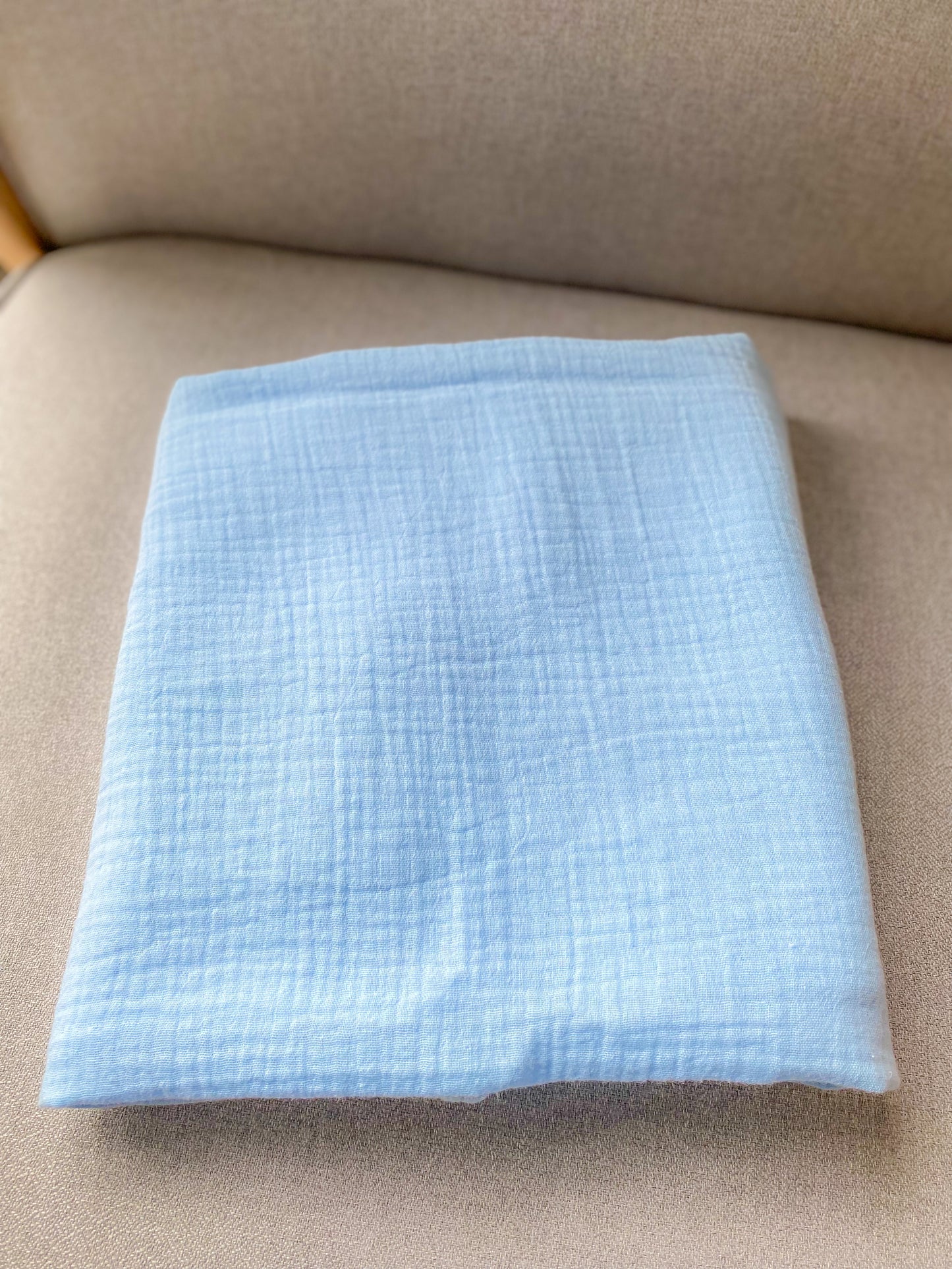 Muslin Swaddle - Light Blue